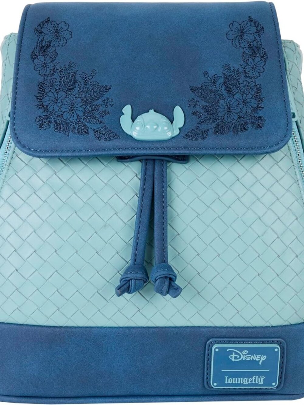 Loungefly Disney Stitch Embroidered Flap Mini Backpack